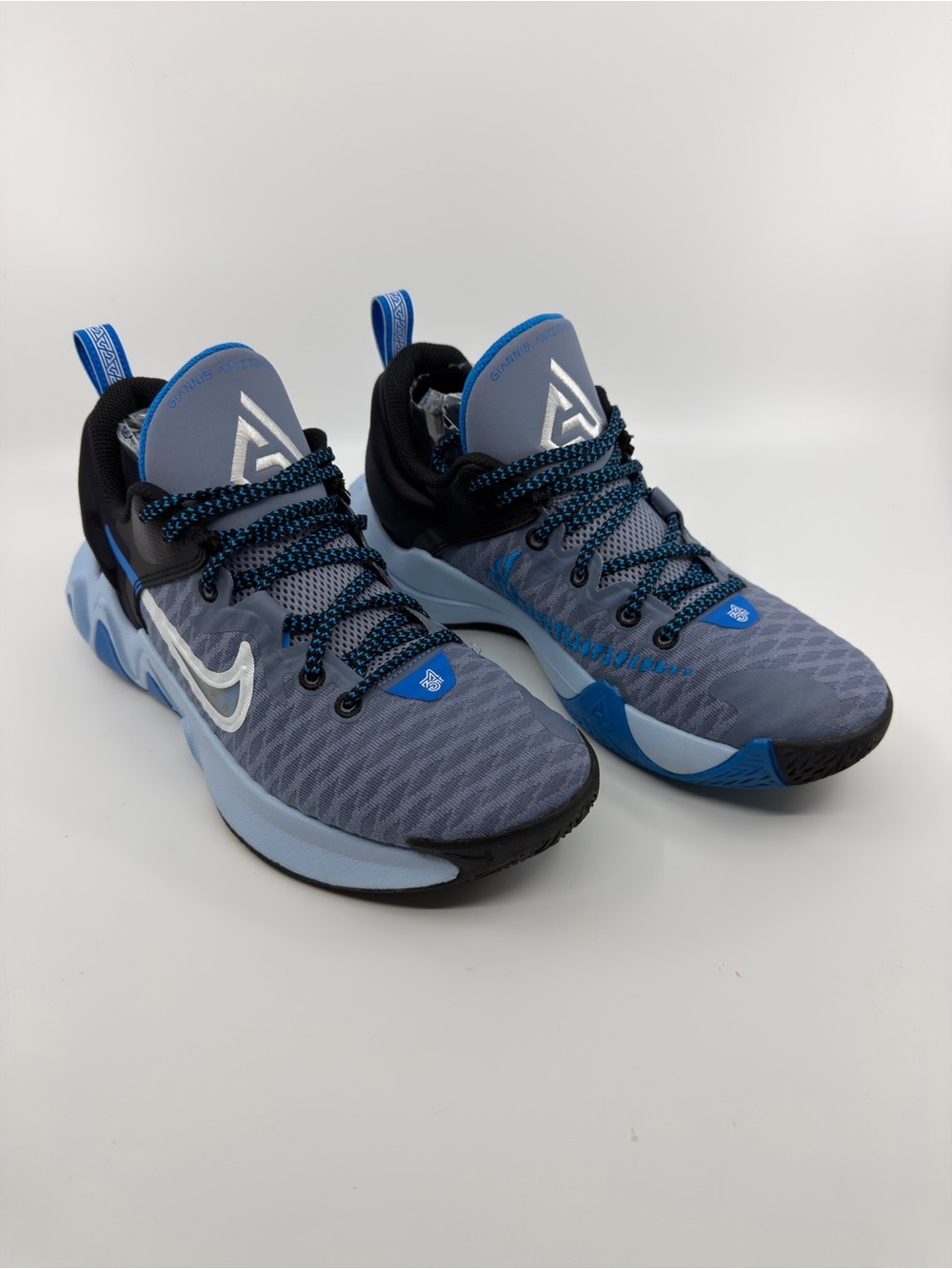 Nike Giannis Immortality 2 Blue Grey Kids Basketball Shoes DQ1943-401